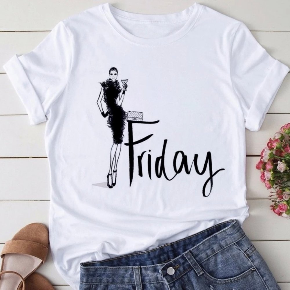**NEW** Graphic T Shirt (Friday)